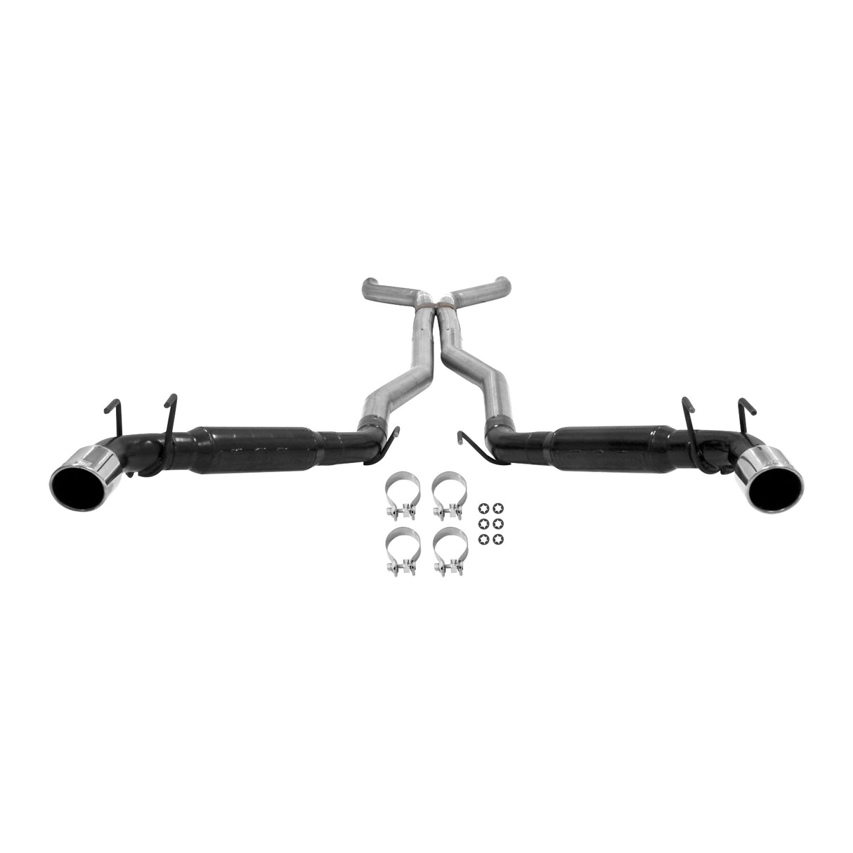 Flowmaster® 817556 - Outlaw™ Stainless Steel Dual Cat-Back Exhaust System with Split Rear Exit