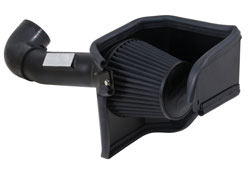 K&N® 71-1542 - 71 Series Blackhawk Induction™ Black Cold Air Intake w/ Black Filter