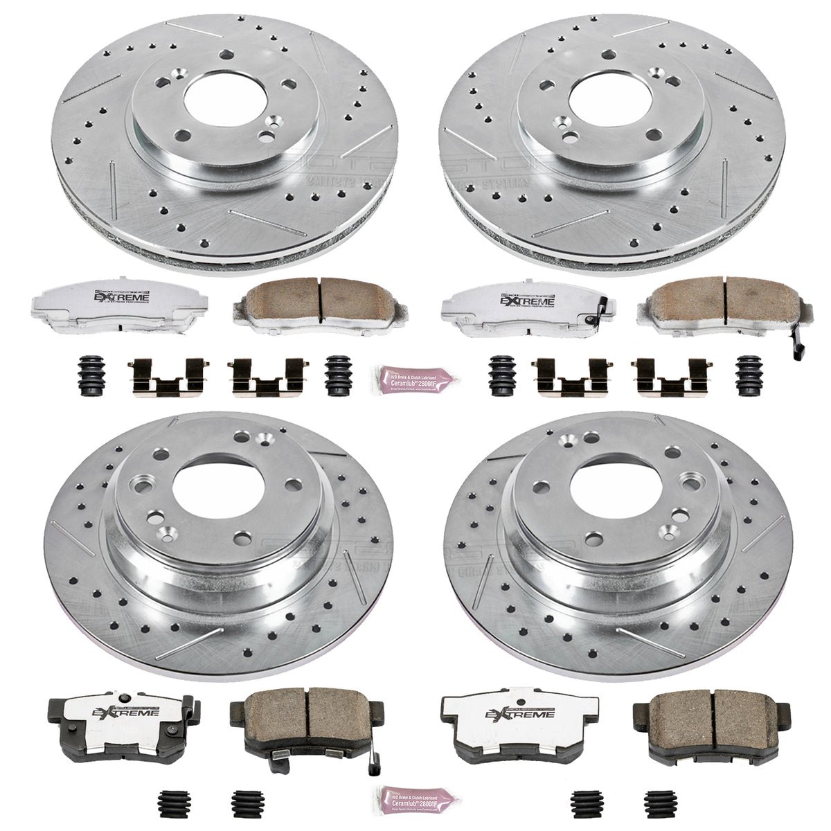 Power Stop® K6787-26 - Z26 Street Warrior Brake Kit