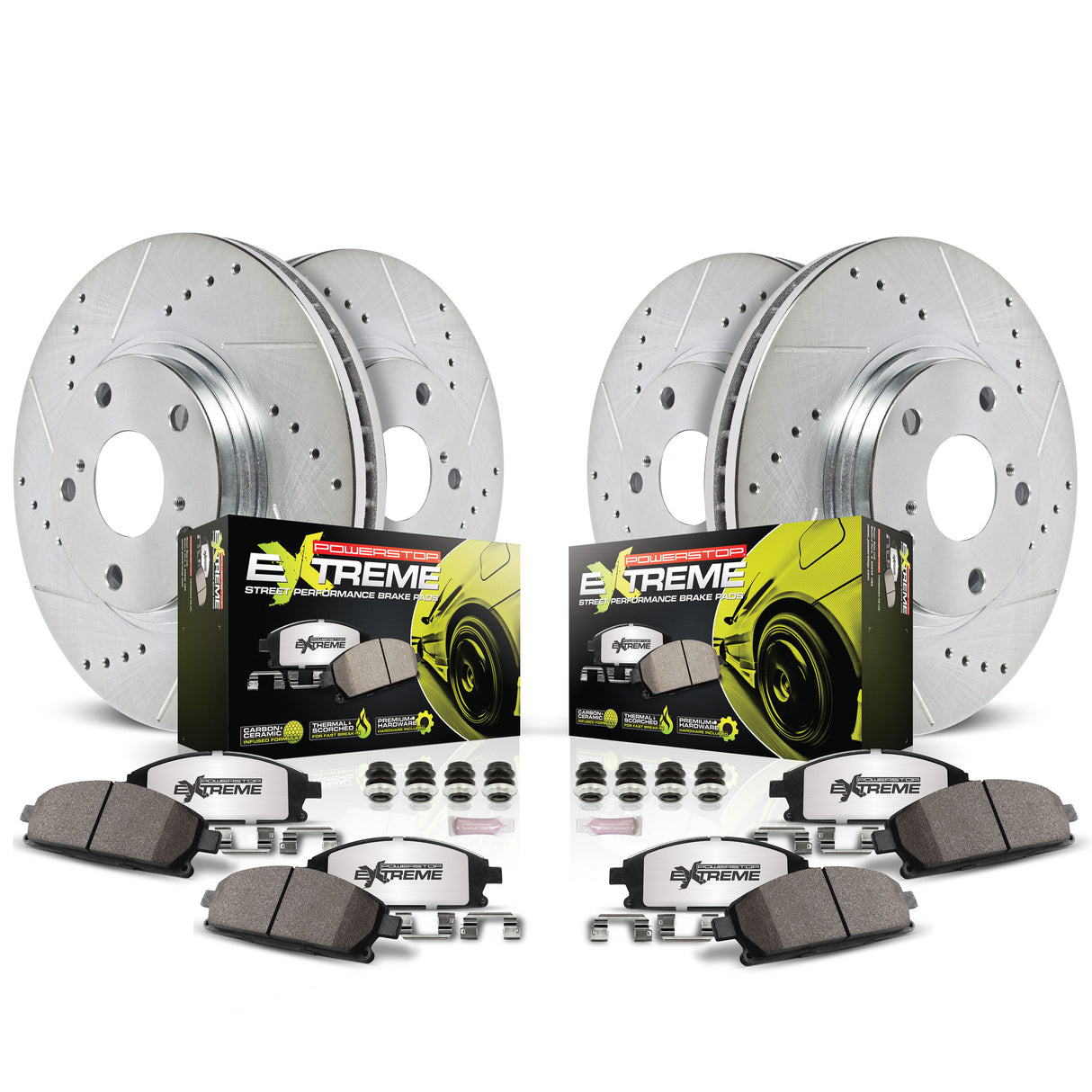 Power Stop® K1127-26 Z26 Street Warrior Brake Kit