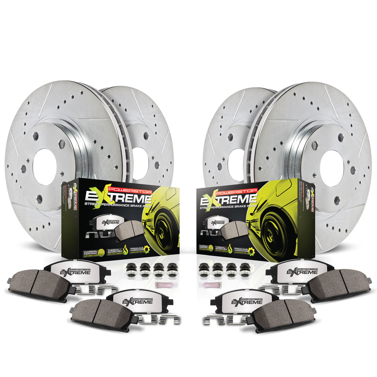 Power Stop® K5718-26 - Z26 Street Warrior Brake Kit