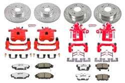 Power Stop® KC1548-26 - Z26 Street Warrior Brake Kit w/ Calipers