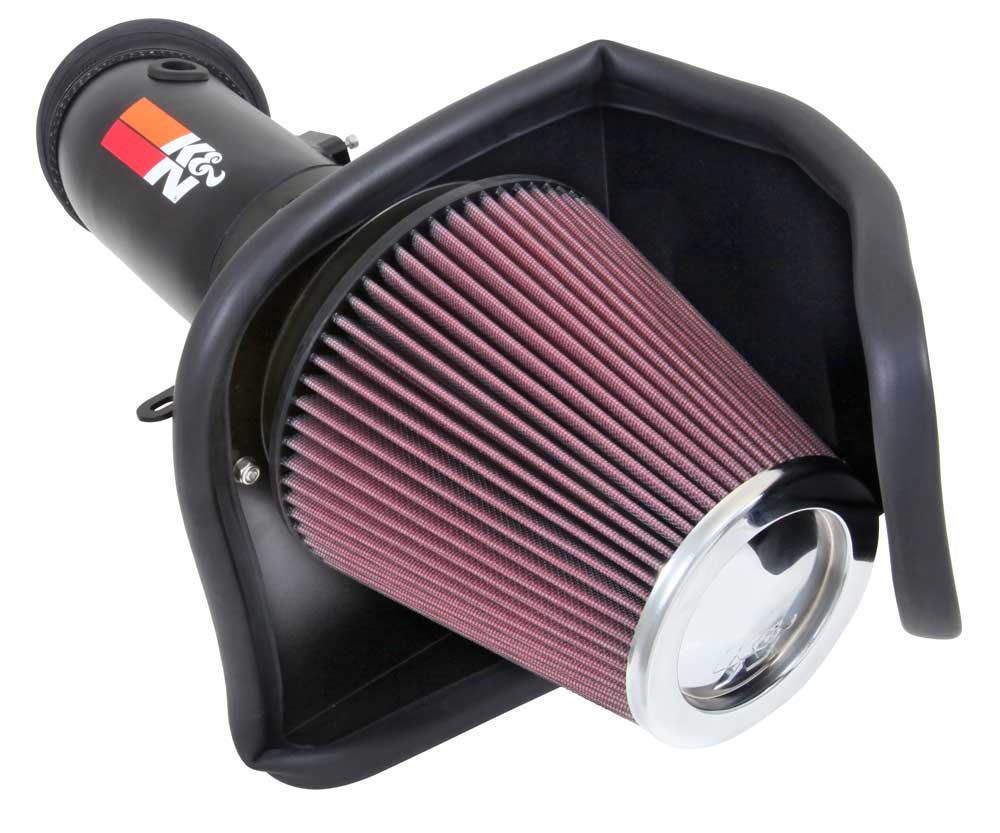 K&N® Mopar 69 Series Typhoon® Aluminum Cold Air Intake System with Red Filter