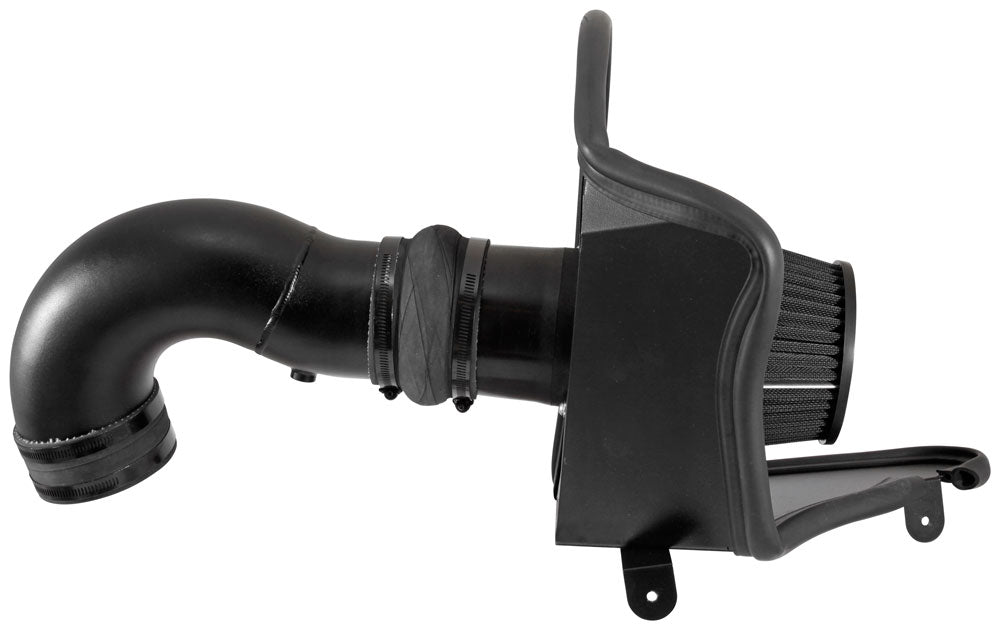 K&N® 71-3092 - 71 Series Blackhawk Induction™ Aluminum Black Powder Coated Cold Air Intake System