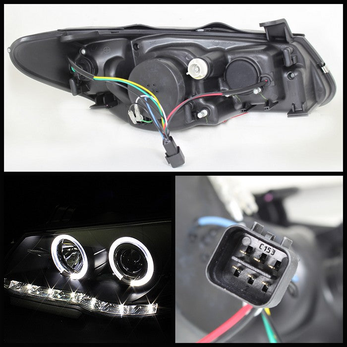 Spyder® 5070241 - Black Projector LED DRL Head Lights