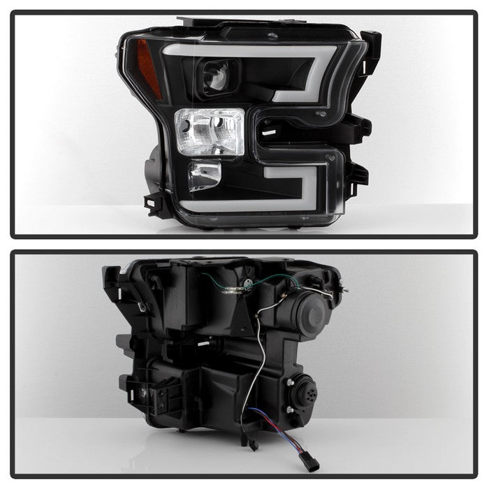 Spyder® 5083531 - Black Projector LED DRL Head Lights