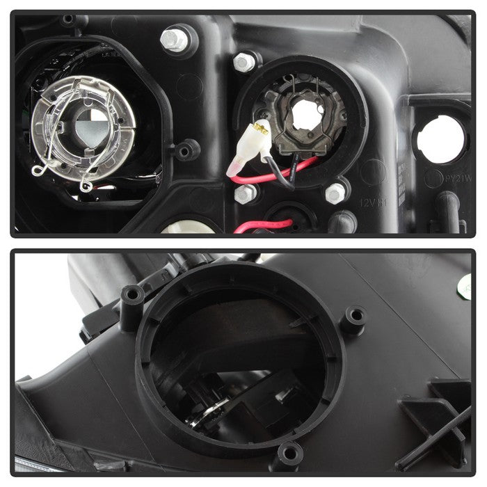 Spyder® 5083937 - Black Projector Xenon/HID DRL Head Lights