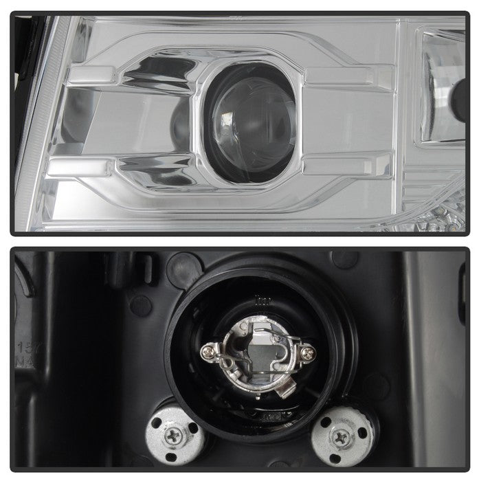 Spyder® 5083586 - Chrome Projector LED DRL Head Lights