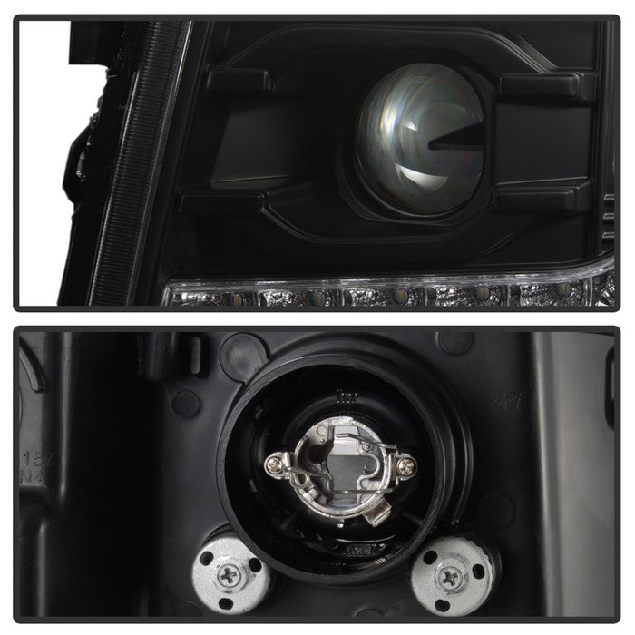 Spyder® 5083524 - Black Projector LED DRL Head Lights