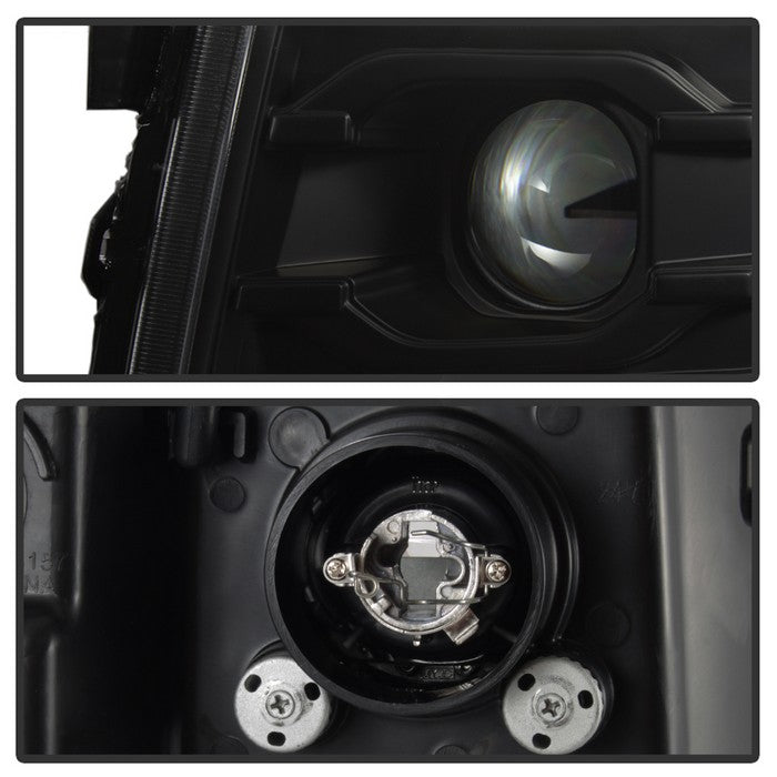 Spyder® 5083609 - Black Projector LED DRL Head Lights