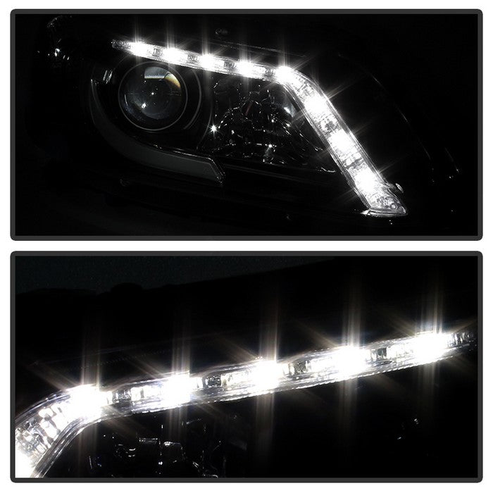 Spyder® 5080530 - Black Projector LED DRL Head Lights