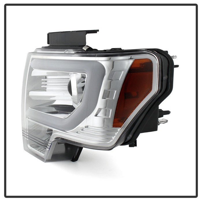 Spyder® 5077585 - Chrome Projector LED DRL Head Lights