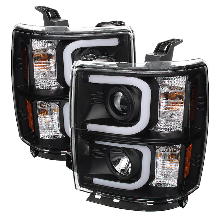 Spyder® 5079473 - Black Projector LED DRL Head Lights
