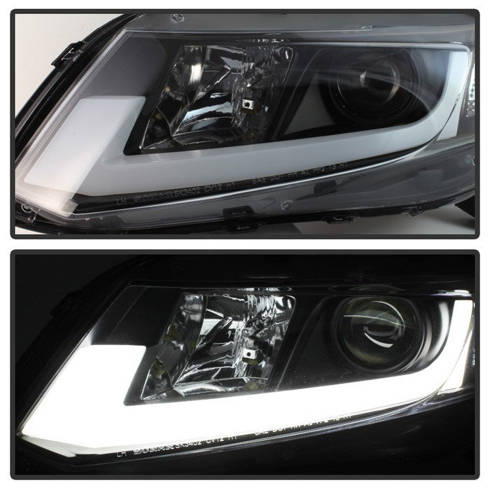 Spyder® 5076519 - Black Projector LED DRL Head Lights