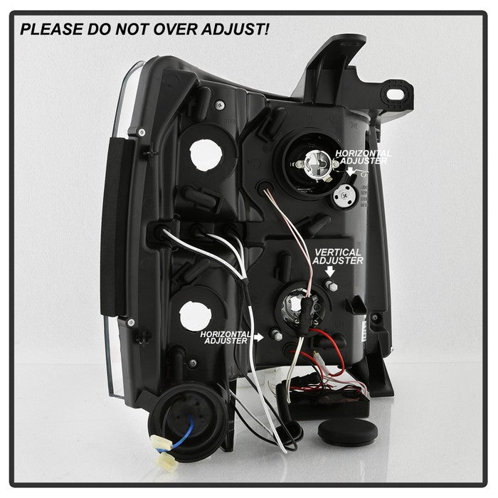 Spyder® 5033864 - Black Projector CCFL Halo Head Lights