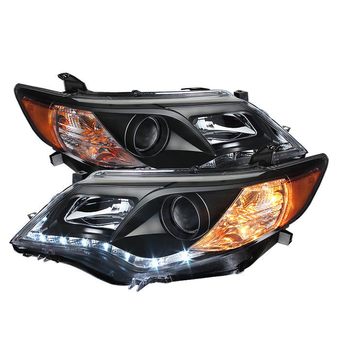 Spyder® 5072658 - Black Projector LED DRL Head Lights