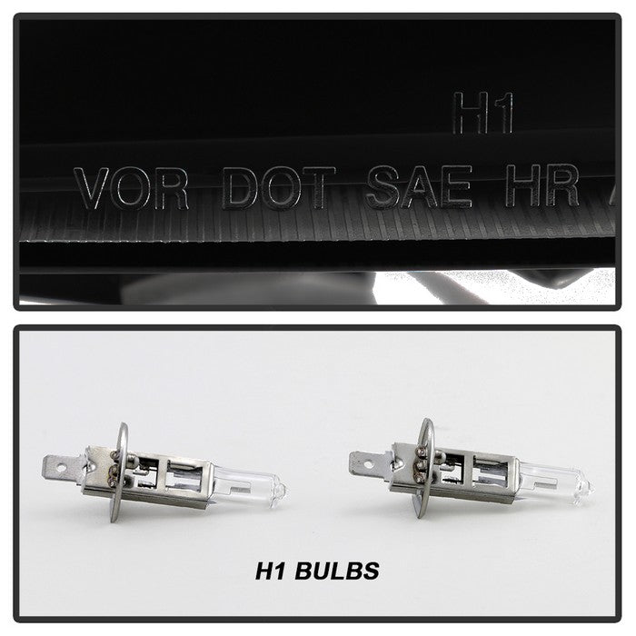 Spyder® 5078735 - Black Smoke Projector CCFL Halo Head Lights