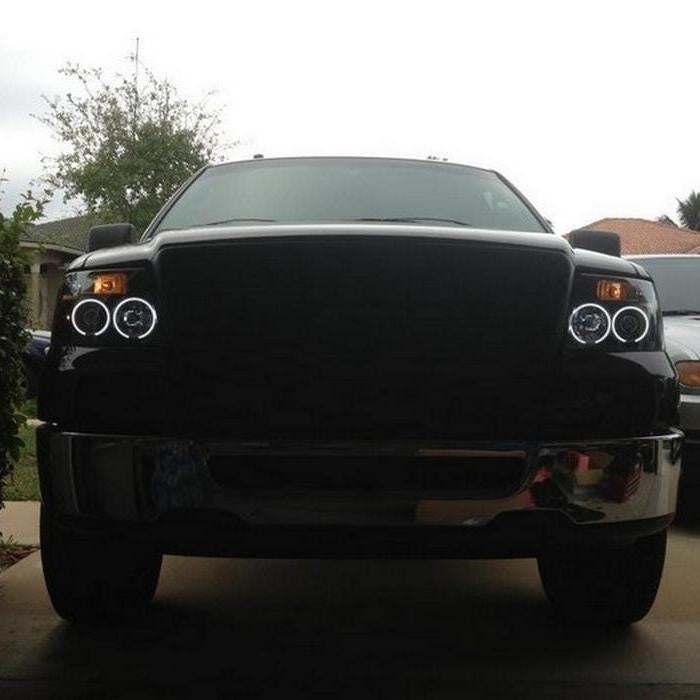 Spyder® 5030085 - Black Projector CCFL Halo Head Lights