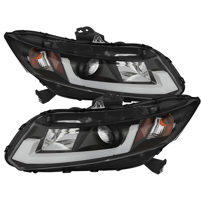 Spyder® 5076519 - Black Projector LED DRL Head Lights