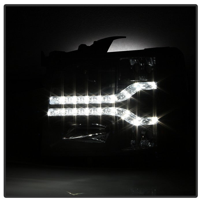 Spyder® 5083524 - Black Projector LED DRL Head Lights