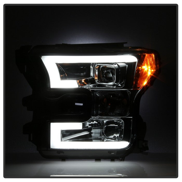 Spyder® 5083678 - Black Smoked Projector LED DRL Head Lights
