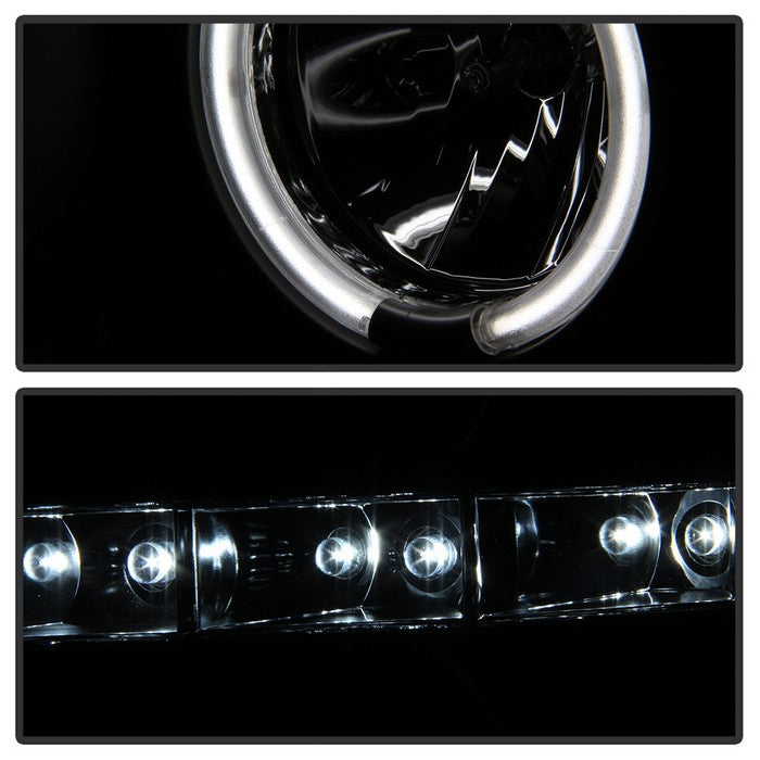 Spyder® 5078735 - Black Smoke Projector CCFL Halo Head Lights