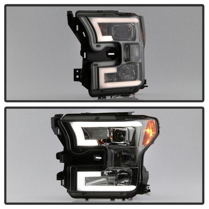 Spyder® 5083678 - Black Smoked Projector LED DRL Head Lights