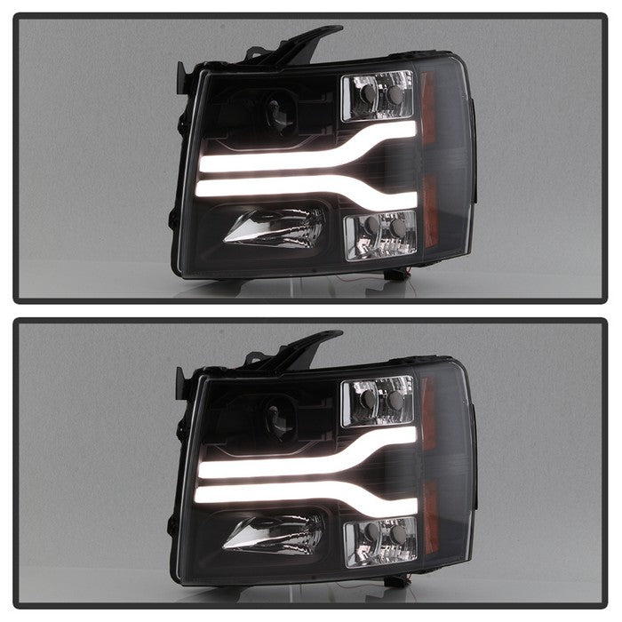 Spyder® 5083609 - Black Projector LED DRL Head Lights
