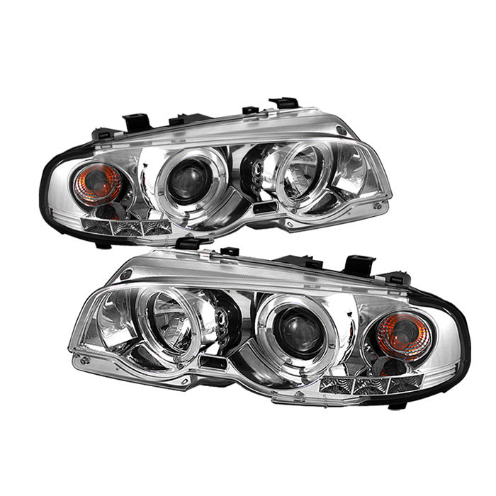 Spyder® 5008930 - Chrome Projector LED Halo Headlights