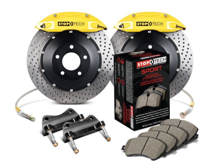 Stoptech® (05-21) Mopar V8 Drilled Big Brake Kit - 10 Second Racing