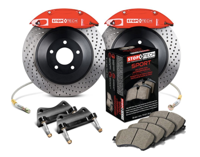 Stoptech® (05-21) Mopar V8 Touring™ Drilled Big Brake Kit - 10 Second Racing