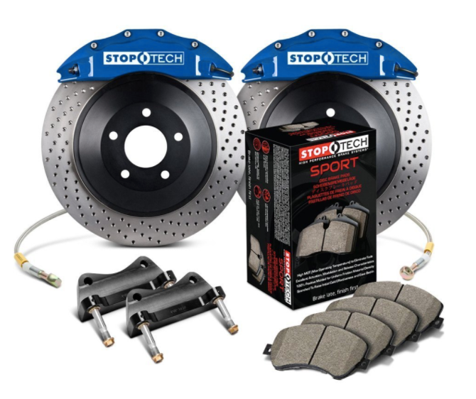Stoptech® (05-21) Mopar V8 Touring™ Drilled Big Brake Kit - 10 Second Racing