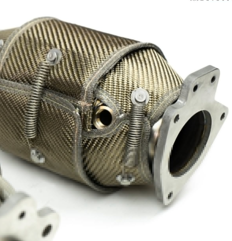 FabSpeed® Corvette C8 Stingray Heat Blanket Wrapped Sport Catalytic Converters