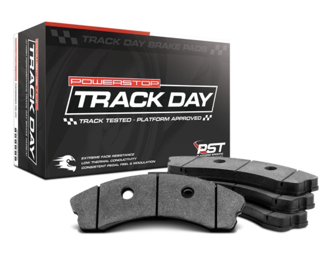 Power Stop® (17-24) Camaro ZL1 Track Day Carbon Fiber Metallic Compound Rear Brake Pads