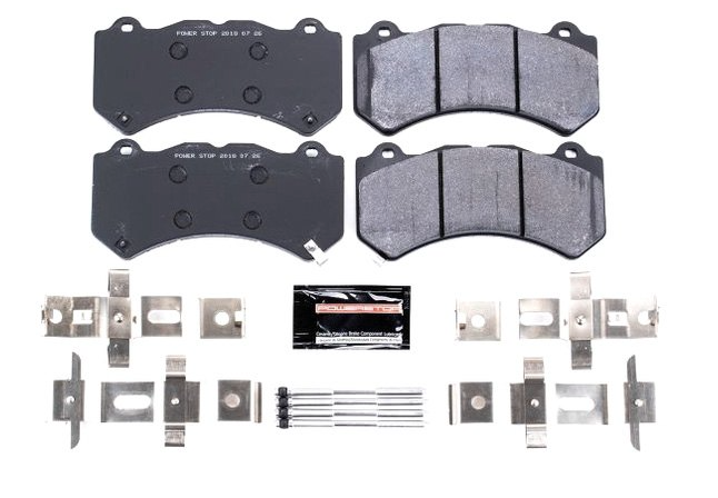 Power Stop® (16-24) Camaro SS Track Day Carbon Fiber Metallic Compound Brake Pads