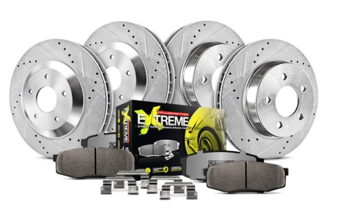 Power Stop® (16-23) Camaro LT 1-Click Street Warrior Z26 Drilled/Slotted Brake Kit