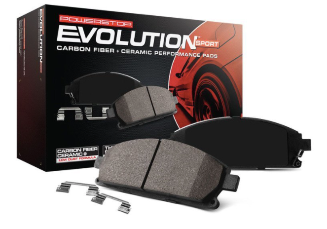 Power Stop® (16-24) Camaro SS Z23 Evolution Sport Performance Carbon-Fiber Ceramic Brake Pads