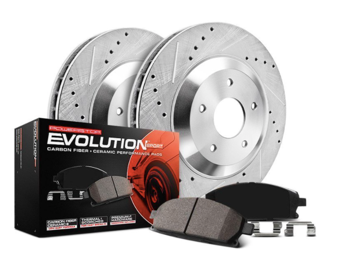Power Stop® (16-23) Camaro LT 1-Click Z23 Evolution Sport Drilled and Slotted Brake Kit