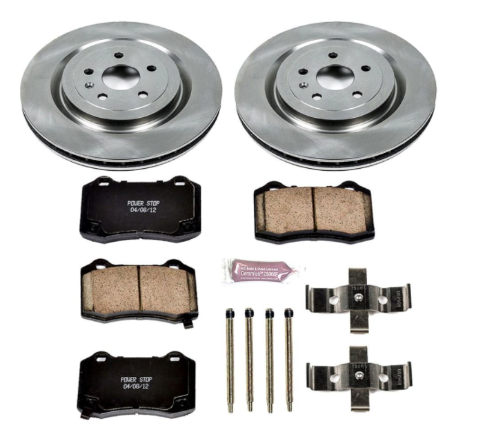 Power Stop® (17-24) Camaro ZL1 1-Click OE Replacement Plain Brake Kit