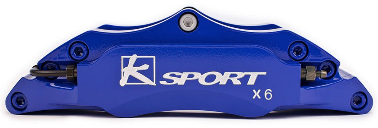 KSport® (08-23) Challenger V8 SuperComp Cross Drilled Fixed Front Big Brake Kit