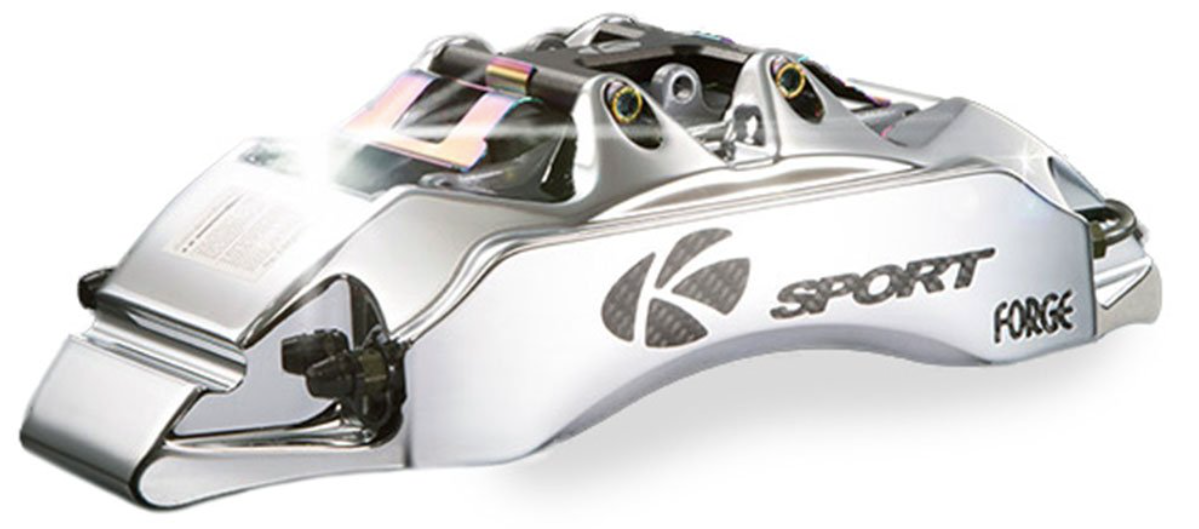 KSport® (08-23) Challenger V8 SuperComp Cross Drilled Fixed Front Big Brake Kit