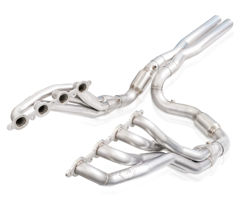 Stainless Works® (19-26) Silverado/Sierra 304SS 1-7/8" x 3" Long Tube Headers with Catted Mid-Pipes