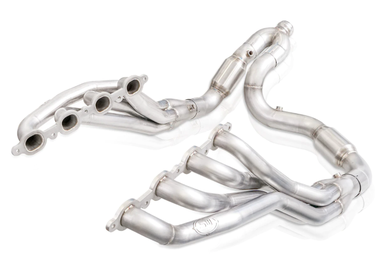 Stainless Works® (19-26) Silverado/Sierra 304SS 1-7/8" x 3" Long Tube Headers with Catted Mid-Pipes