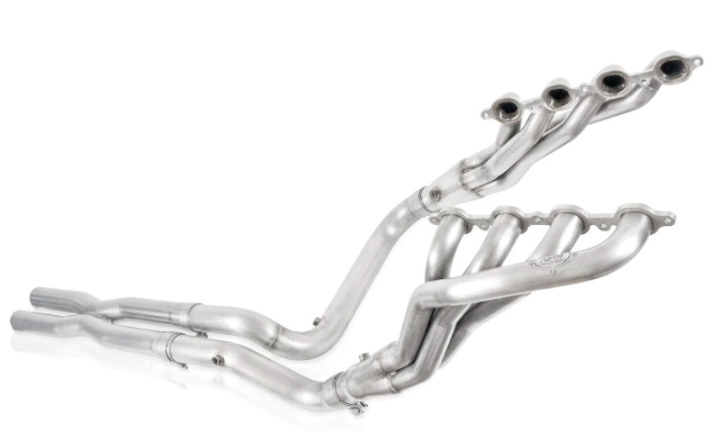 Stainless Works® (14-18) Silverado/Sierra 304SS 1-7/8" x 3" Long Tube Headers with Catted Mid-Pipes