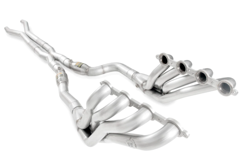 Stainless Works® (09-15) CTS-V 304SS 2" x 3" Long Tube Headers with Catted Mid-Pipes