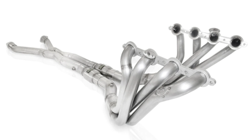 Stainless Works® (01-04) Corvette C5 304SS 1-7/8" x 3" Long Tube Headers with Catted X-Pipe