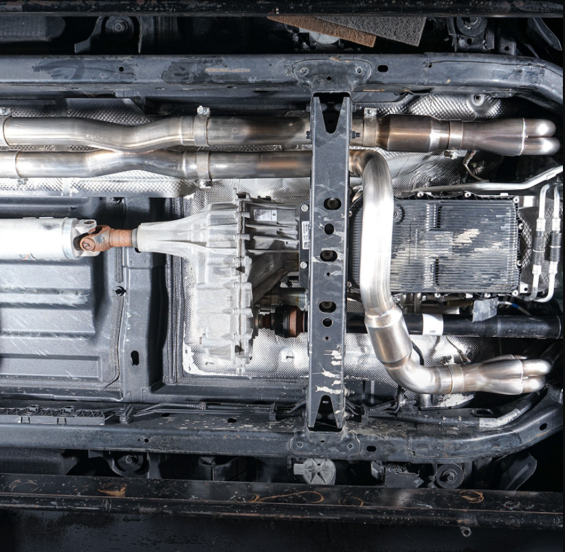 Stainless Works® (19-23) Ram 1500 304SS 1-7/8" x 3" Long Tube Headers with Catted Mid-Pipes