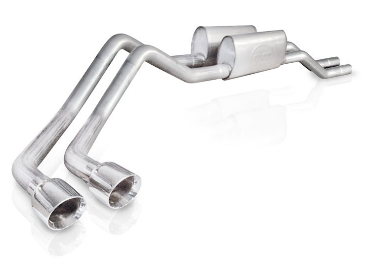 Stainless Works® (04-08) F-150 304SS 2.5" Dual Turbo Chambered Cat-Back System