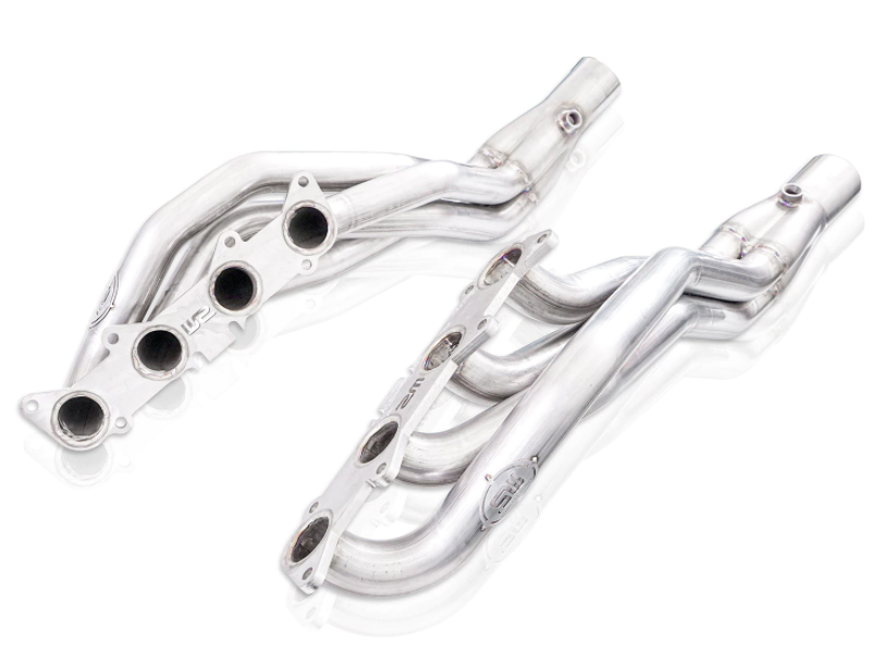 Stainless Works® (15-20) F-150 304SS 1-7/8" x 3" Long Tube Headers with Catted Mid-Pipes