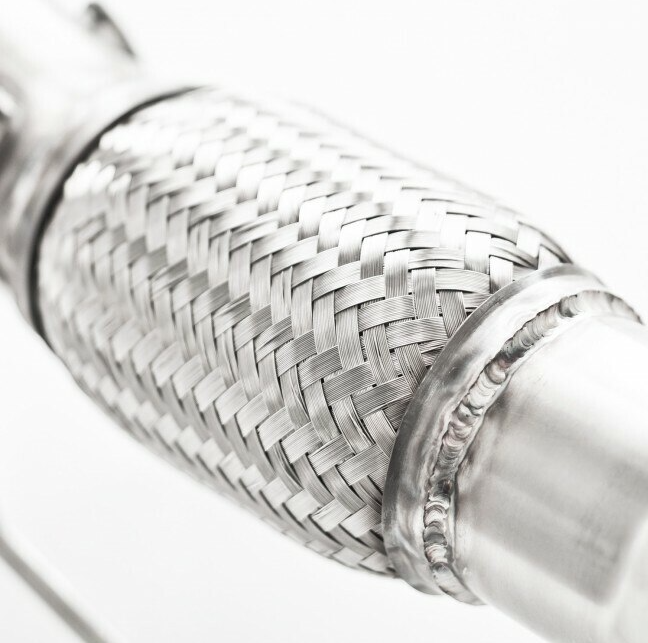 Stainless Works® (13-18) Focus ST 304SS 3" Catted Down Pipe